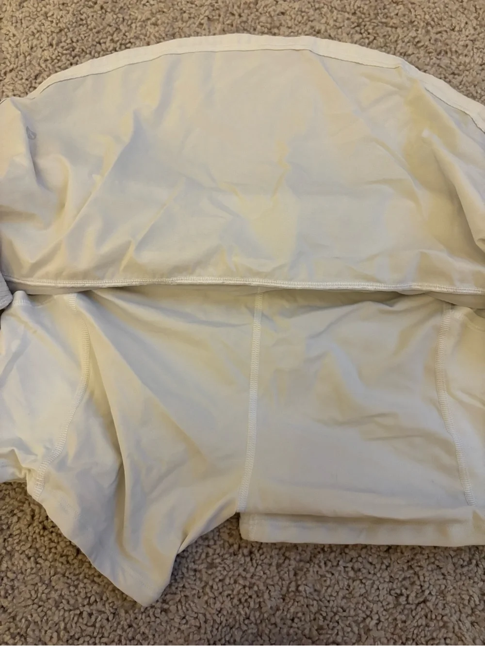 lululemon athletica white Active Skort with Hidden Shorts